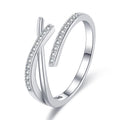 Damen Offener Ring mit funkelnden Zirkonia-Akzenten Shop Nory