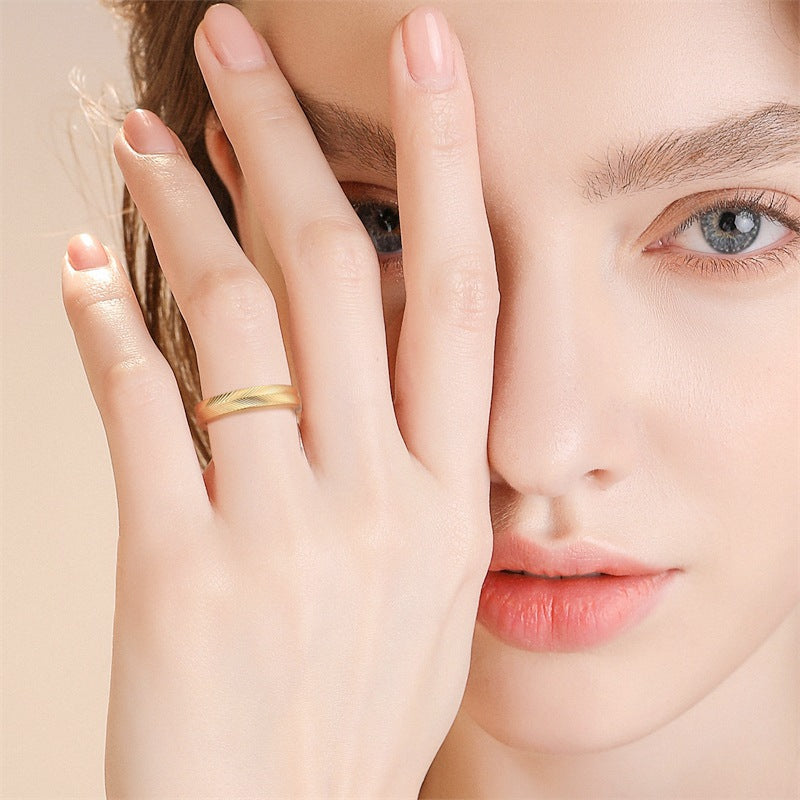 Herren Ring mit kunstvoller Linienstruktur Shop Nory