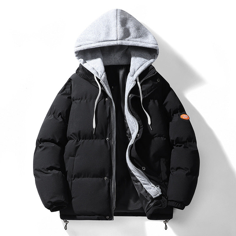 Herren Zweilagige Pufferjacke mit integrierter Kapuzen‑Sweatlage und Thermofutter Shop Nory