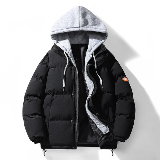 Herren Zweilagige Pufferjacke mit integrierter Kapuzen‑Sweatlage und Thermofutter Shop Nory