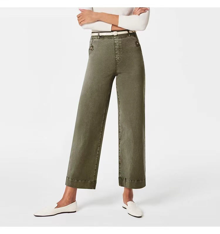 Damen weite Baumwollhose