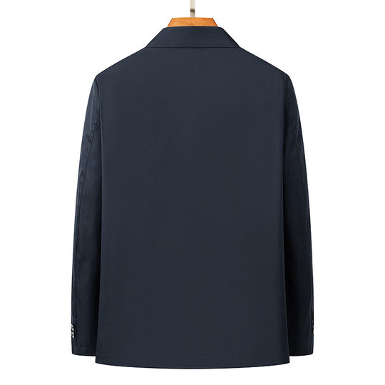 Herren Kurzmantel mit minimalistischer Optik und kariertem Innenfutter Shop Nory