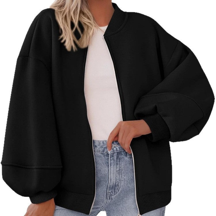 Damen Oversized Sweaterjacke