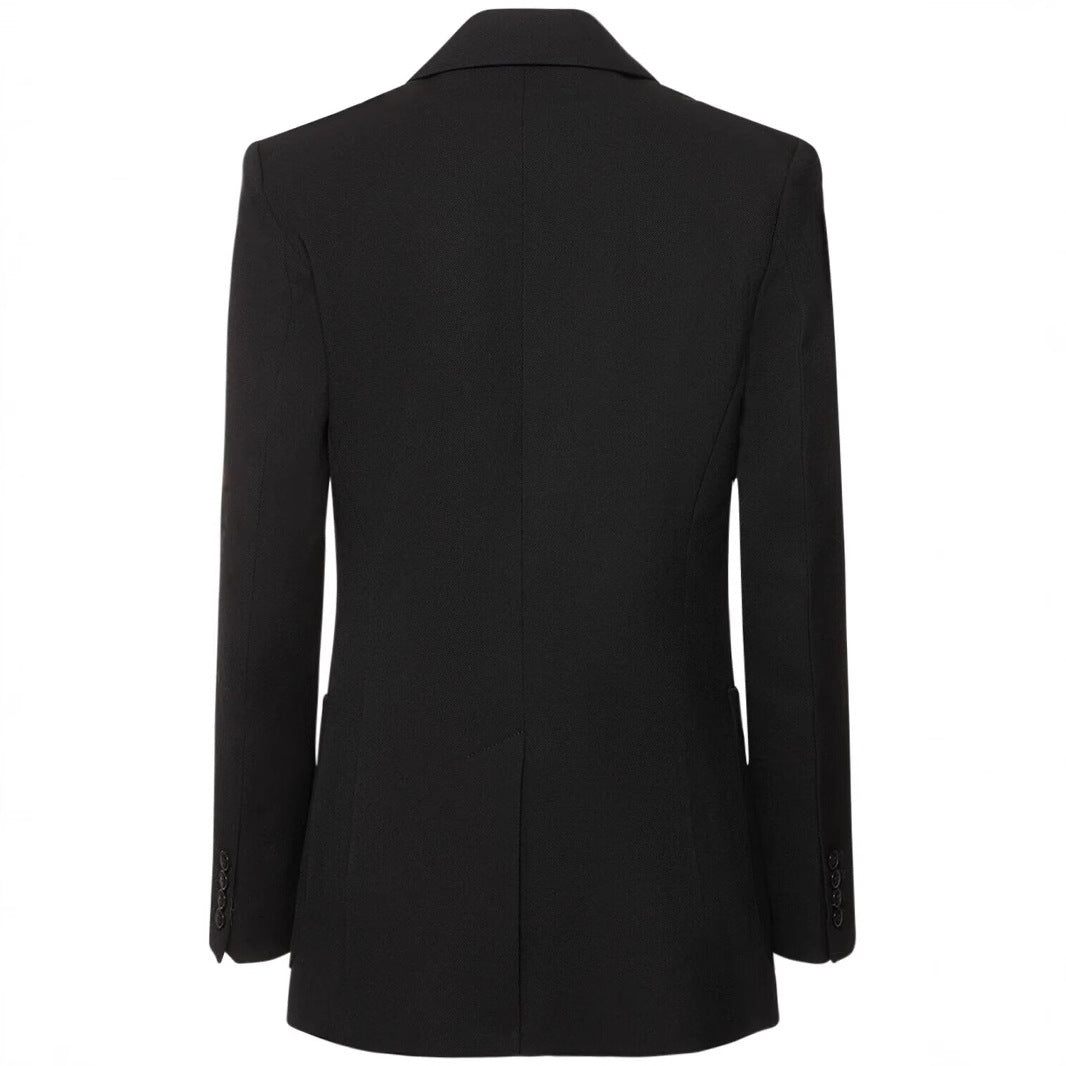 Damen Zweiteiliges Hosenanzug-Set im präzisen Tailoring mit weitem Schlag und schmaler Schulter Shop Nory