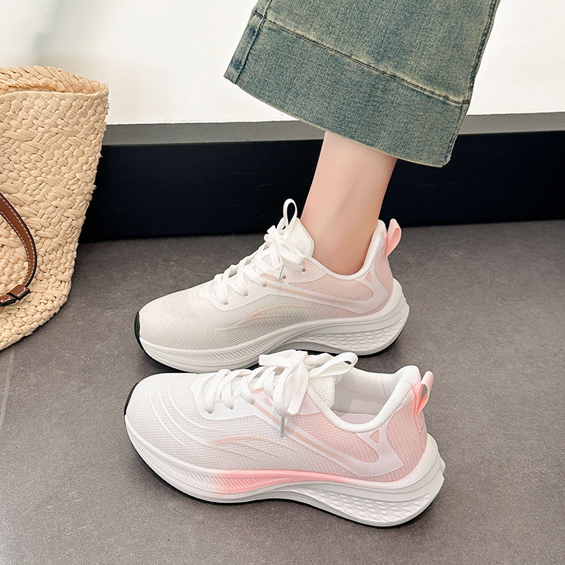 Damen Leichter Laufsneaker mit dicker Dämpfungs-Plateausohle und atmungsaktivem Mesh-Obermaterial Shop Nory