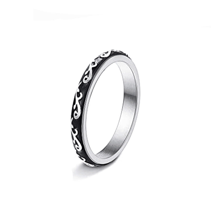 Herren Ring mit elegantem floralen Motiv Shop Nory