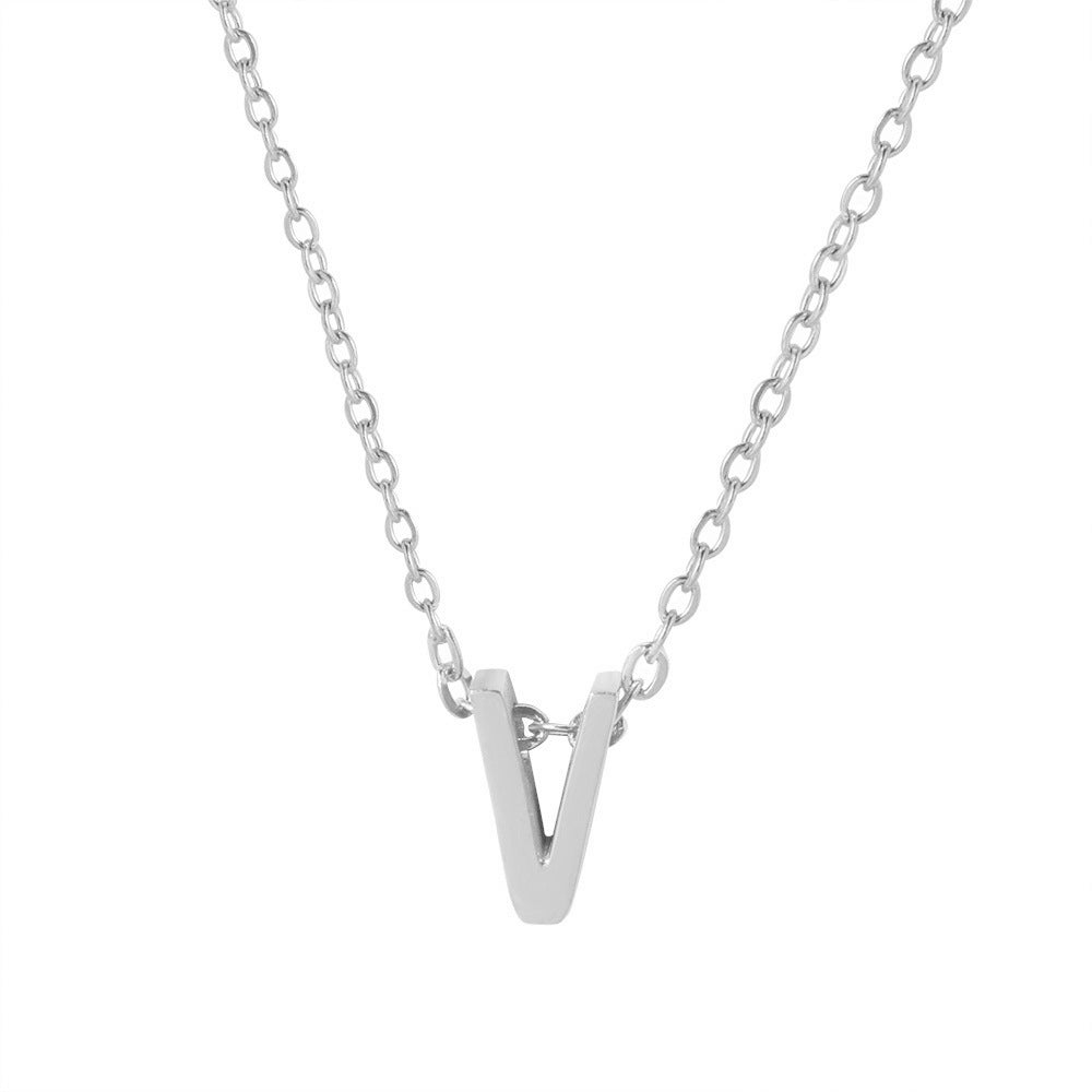 Damen personalisierte Initial Anhänger Halskette Shop Nory