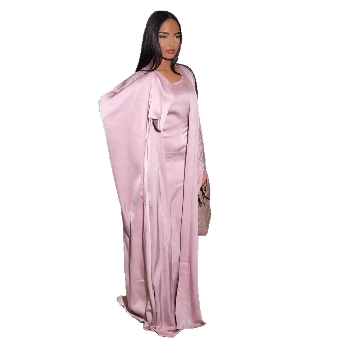 Damen elegante Maxikleid mit weitem Schnitt Shopnory