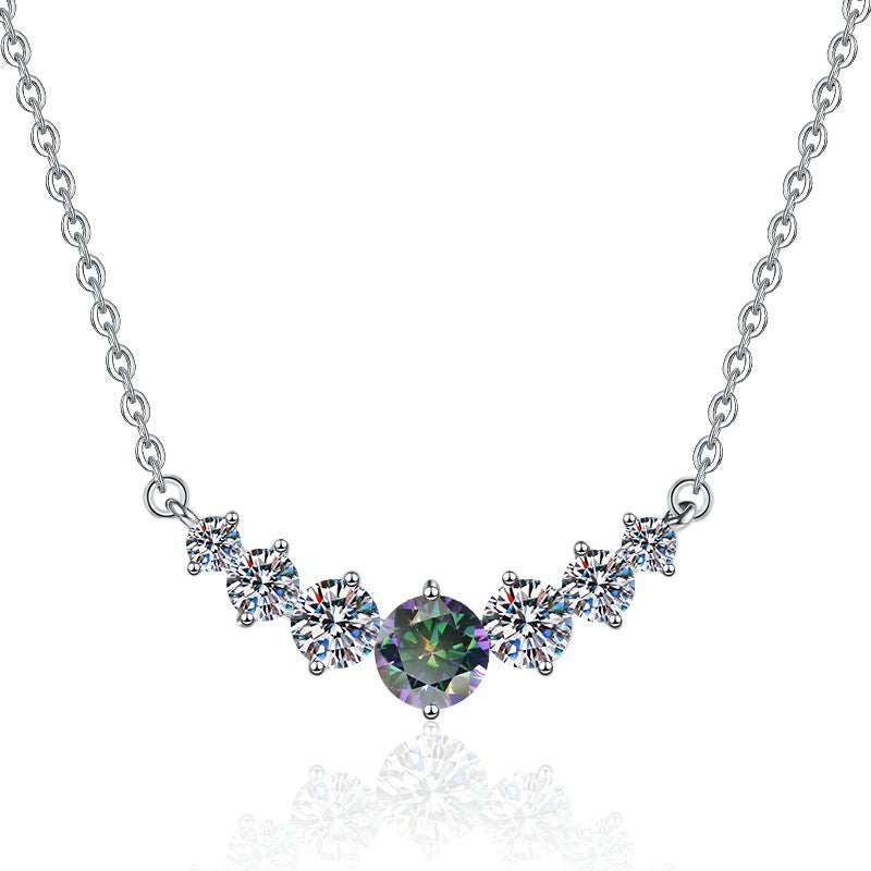 Damen Halskette mit funkelnden Zirkonia und exklusivem Design Shop Nory