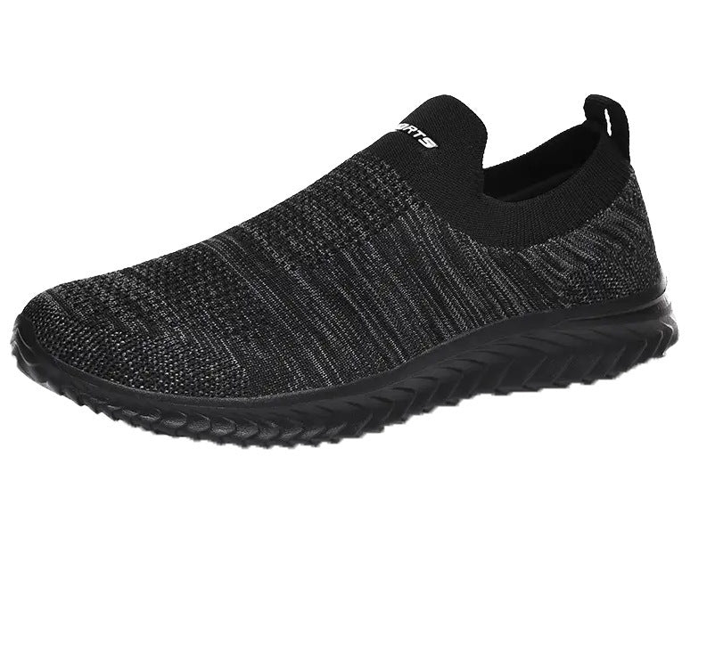 Damen Atmungsaktive Slip-On Sneakers mit elastischem Strick-Obermaterial
