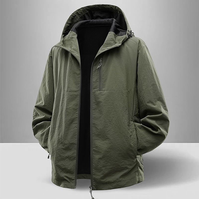 Herren Leichte und atmungsaktive Regenjacke Shop Nory