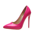 Damen stilvolle Pumps mit hochglänzender Oberfläche und elegantem spitzem Zehenbereich