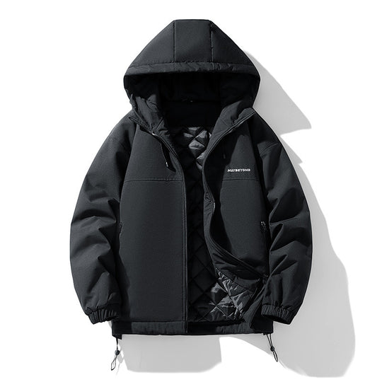 Herren wasserabweisende gefütterte Kapuzenjacke mit Thermostepp-Innenlage Shop Nory