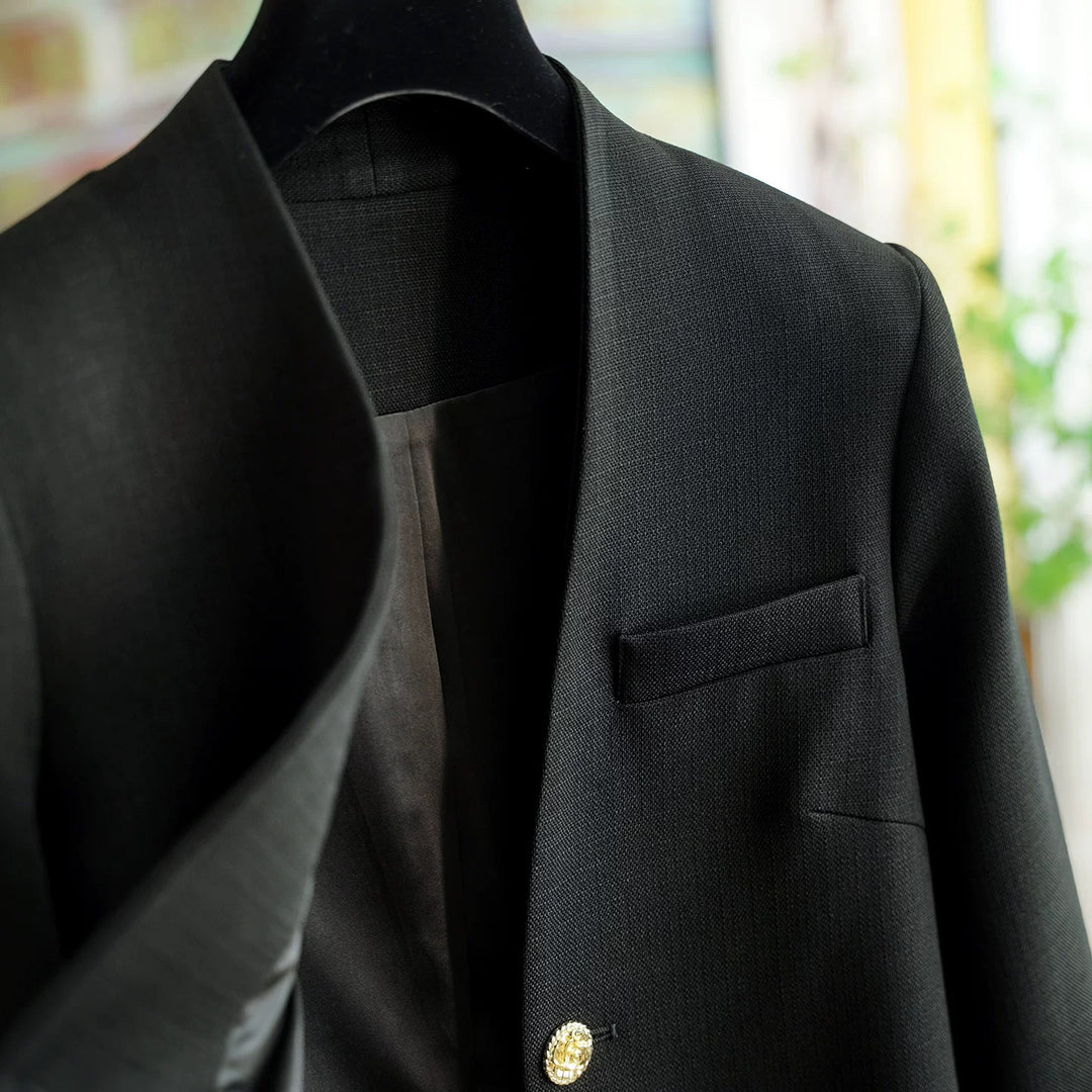 Damen Stilvoller Kurzblazer mit glamourösen Knöpfen Shop Nory