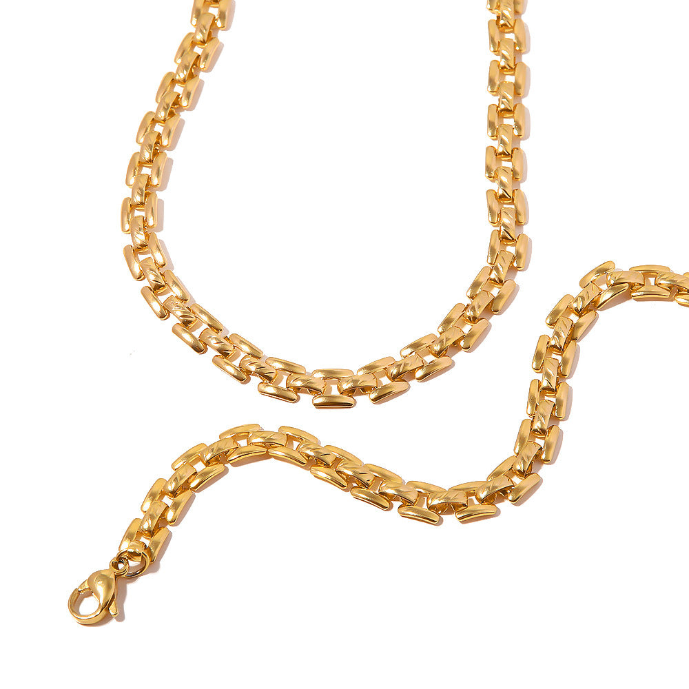 Damen Halskette mit verspieltem Gliederdesign Shop Nory
