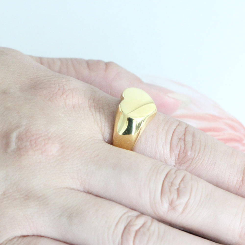 Damen Statement-Ring mit unverwechselbarem Gravur-Design Shop Nory