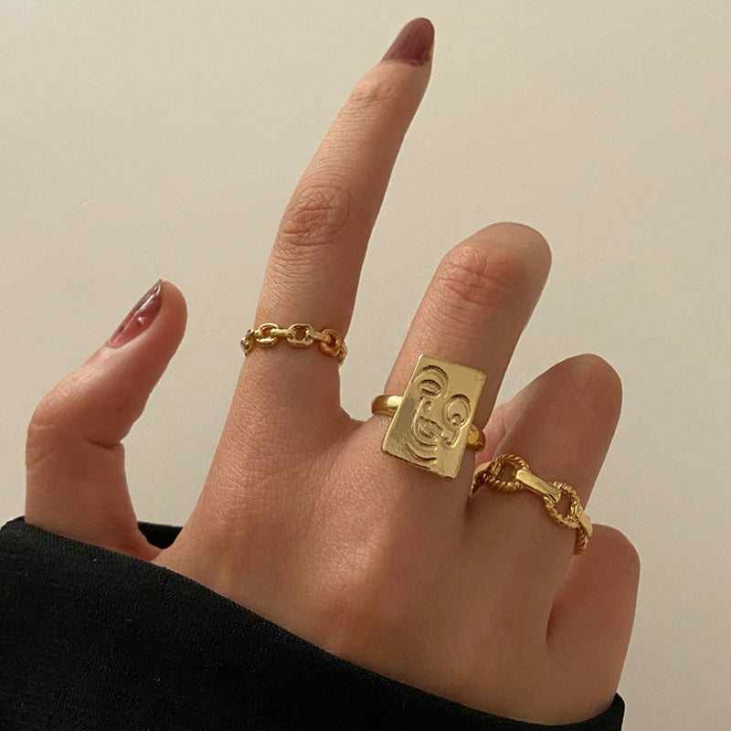 Damen Ringset mit eleganten und modernen Designs Shop Nory
