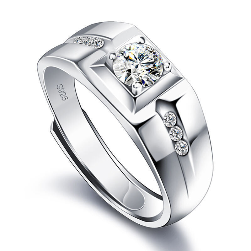 Damen Eleganter Verlobungsring mit funkelndem Zirkonia-Besatz und hochwertiger Verarbeitung Shop Nory