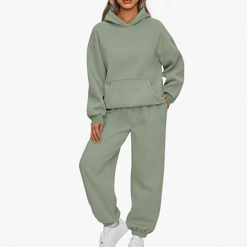 Damen nan gemütliches Oversize Hoodie und Jogginghose Set aus weicher Baumwollmischung Shop Nory
