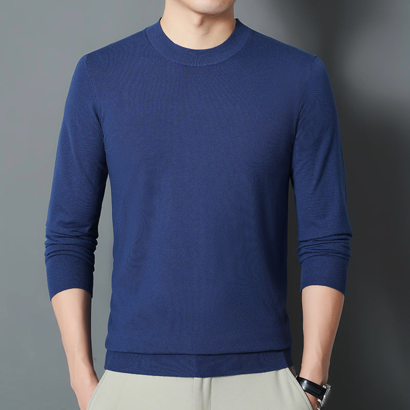 Herren Feiner Rundhalspullover aus Feinstrick mit schmaler Silhouette Shop Nory