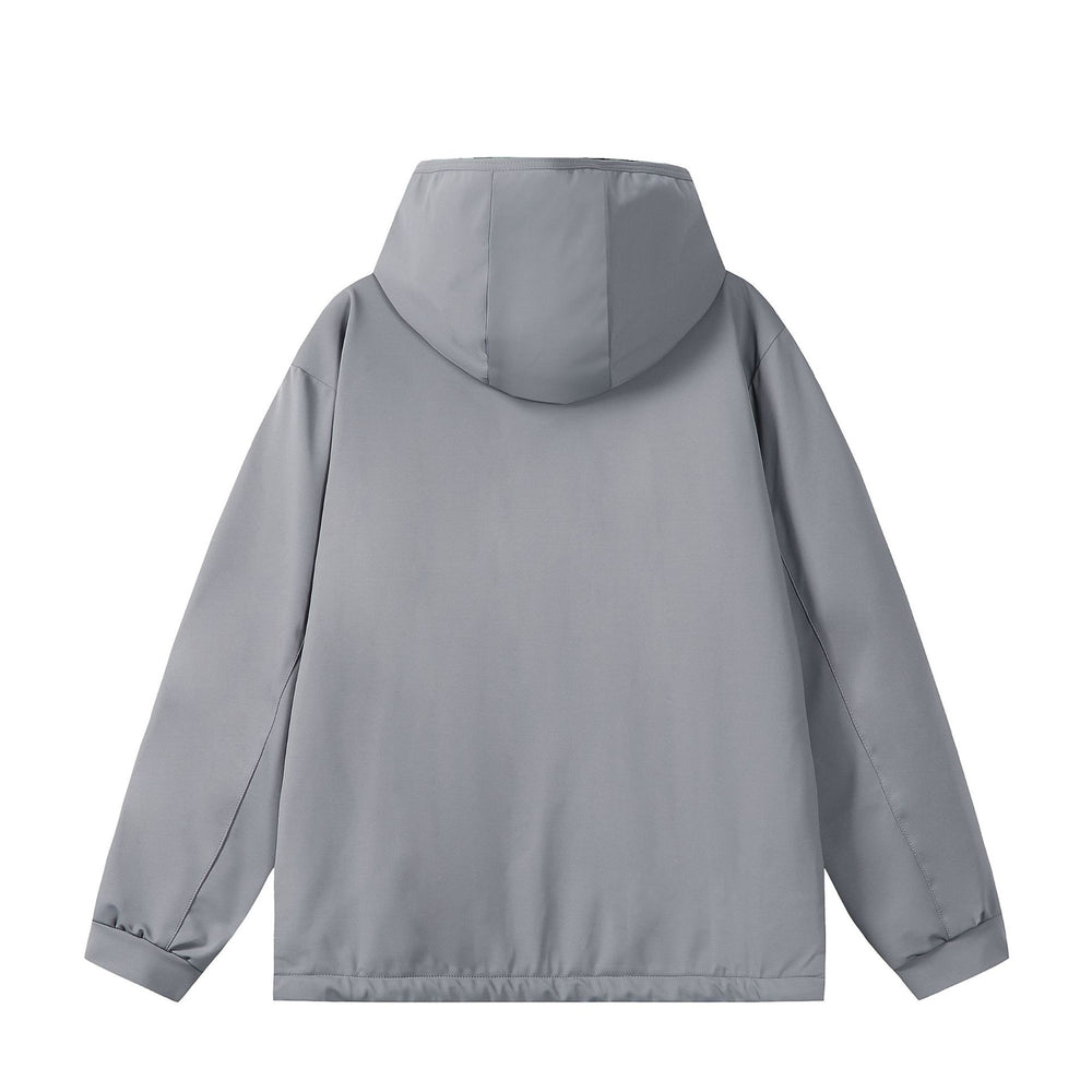 Unisex Wind- und Regenjacke mit Kapuze, wasserabweisender Softshell‑Hülle und wärmendem Fleecefutter Shop Nory