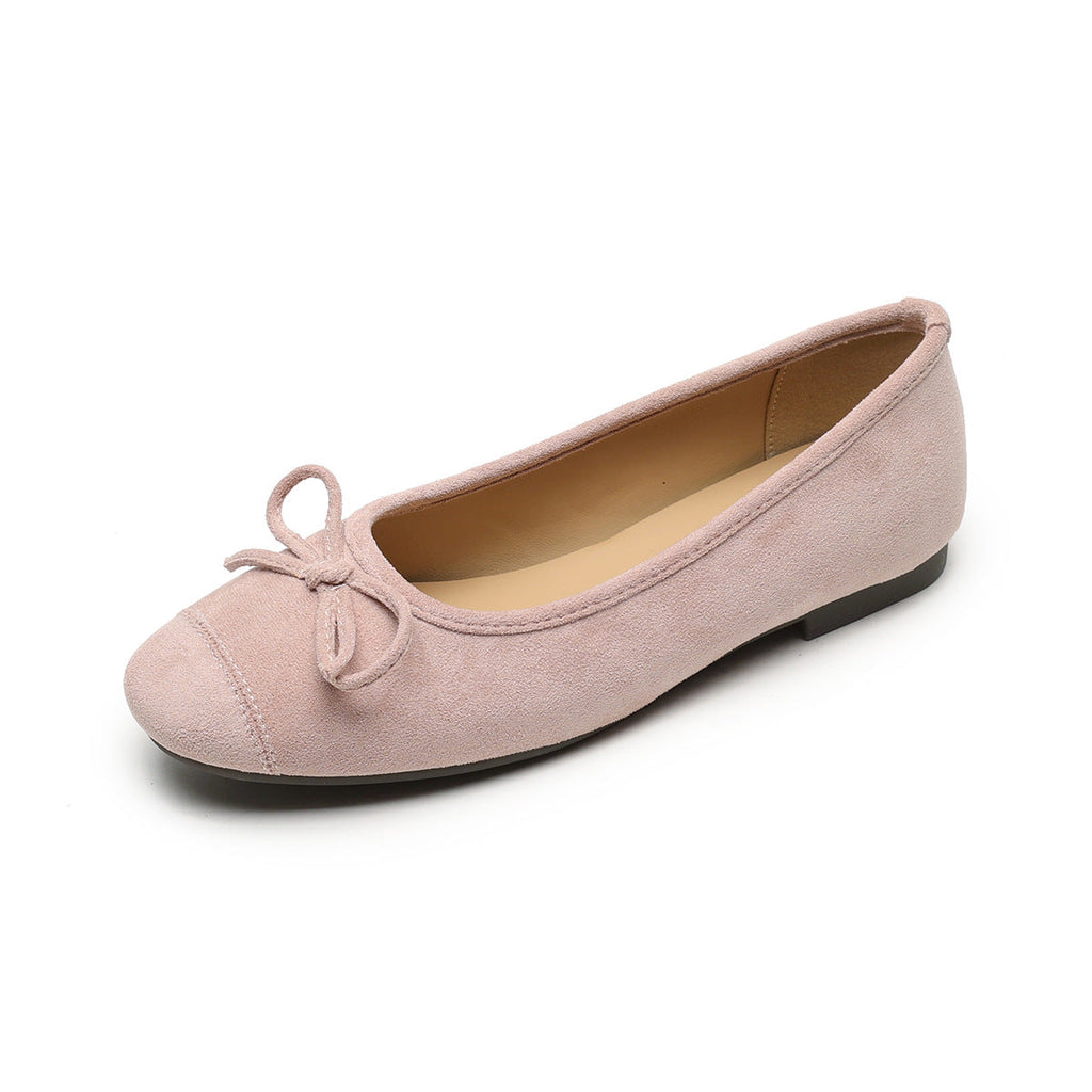 Damen Ballerinas mit eleganter Schleifenverzierung und weicher Innenausstattung