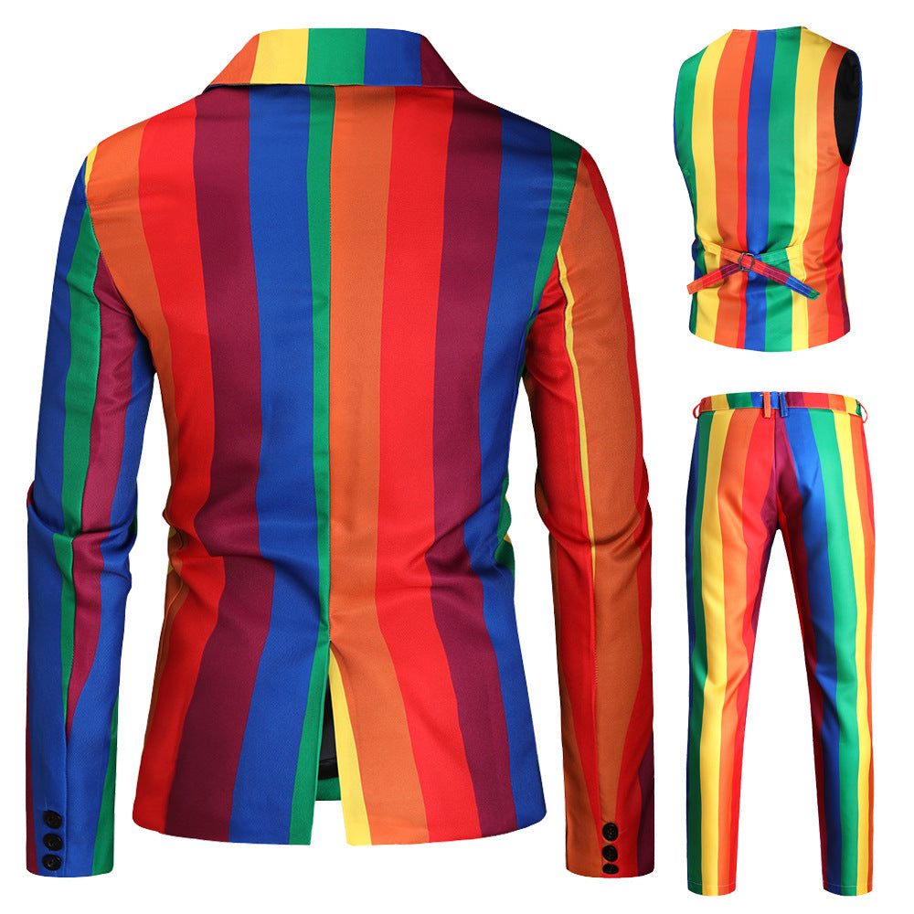 Unisex nan schmal geschnittene Chinohose mit vertikalem Streifenmuster und elastischem Bund Shop Nory