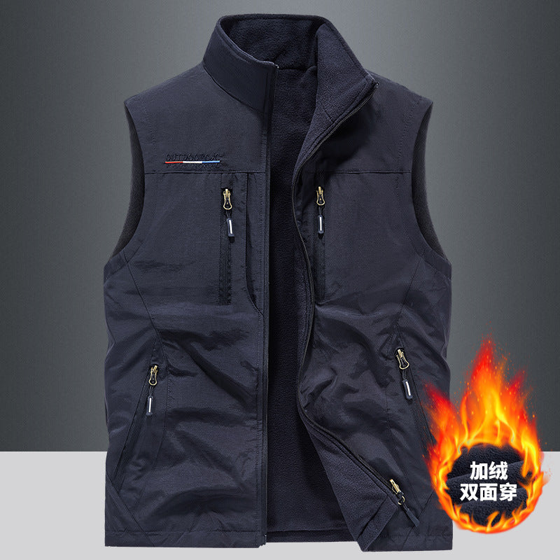 Herren Outdoor-Utility-Anglerweste mit atmungsaktivem Meshrücken und multifunktionalen Taschen Shop Nory