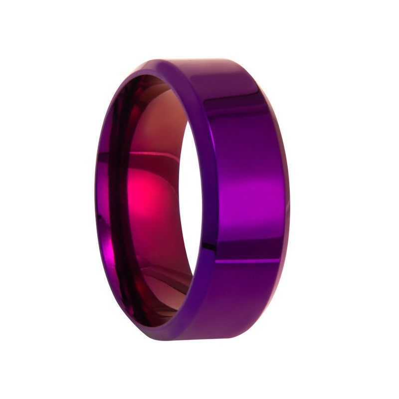 Herren Schmuckring mit eleganter, zweifarbiger Oberflächenstruktur Shop Nory