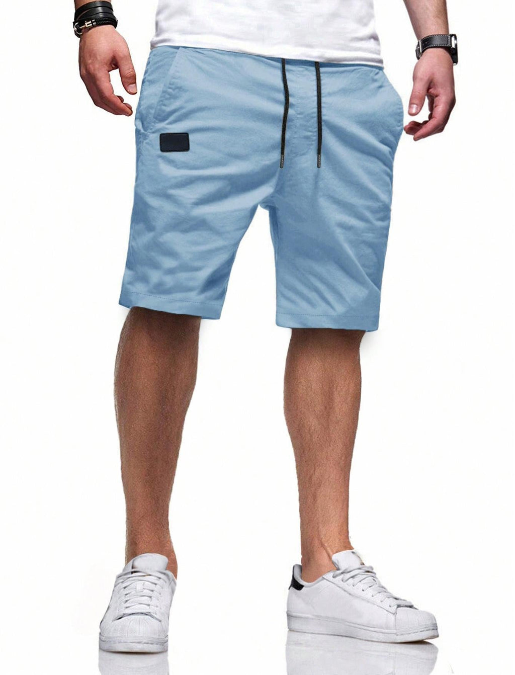 Herren bequeme Sport Shorts mit praktischen Taschen und elastischem Bund ShopNory