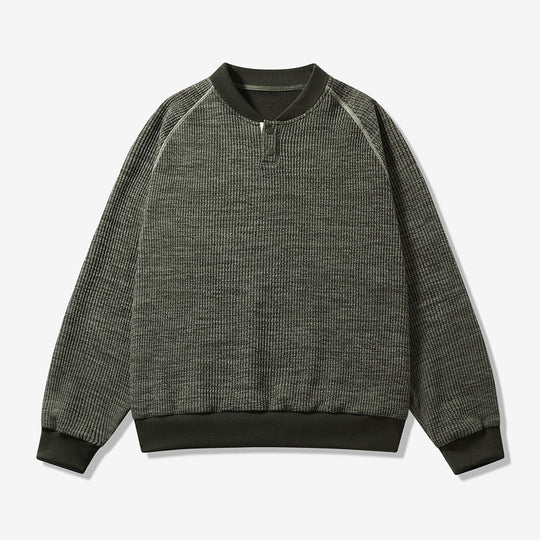 Herren Bequemer Sweater mit Stehkragen Shop Nory