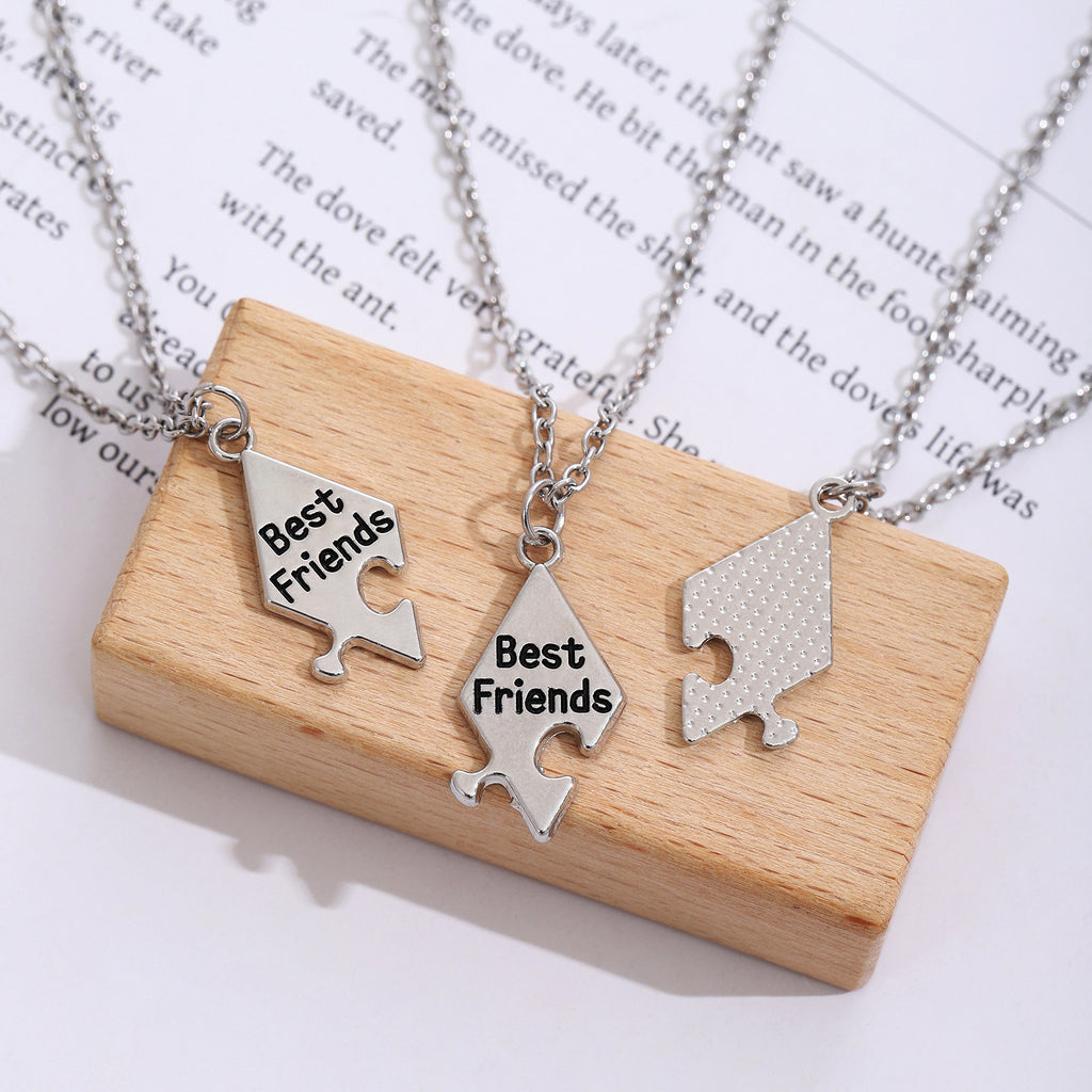 Damen Freundschafts-Halskette im Puzzle-Design Shop Nory