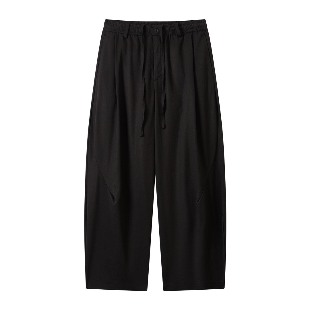 Damen weite Culotte-Hose mit elastischem Bund und Tunnelzug Shop Nory