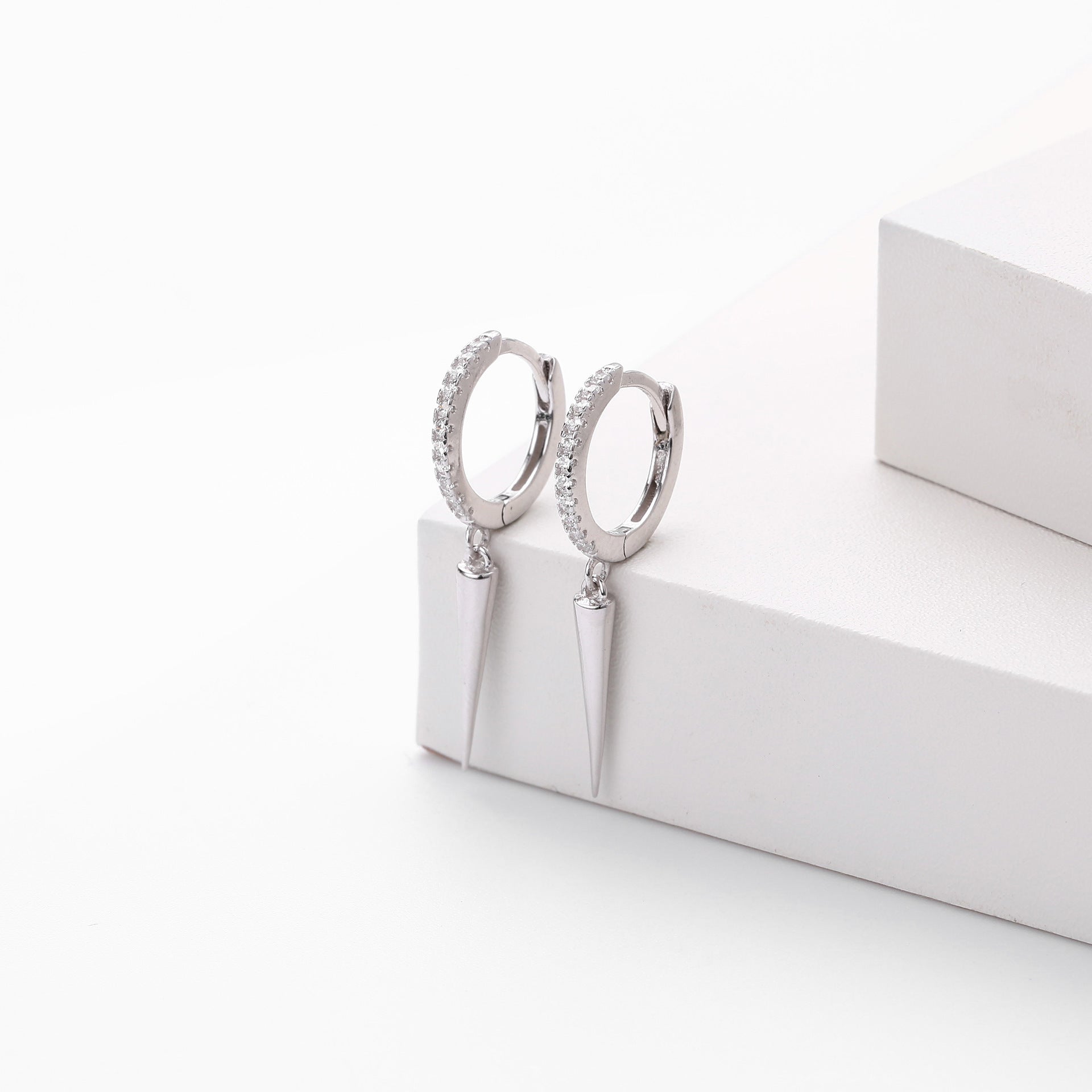 Damen Ohrhänger mit elegantem Spitzendesign aus 925 Sterling Silber Shop Nory
