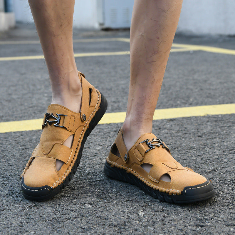 Damen Bequeme Sandalen mit verstellbarem Riemen und rutschfester Sohle Shopnory
