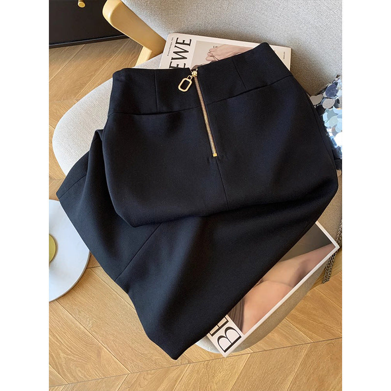 Damen Eleganter Bleistiftrock mit Reißverschluss Shop Nory