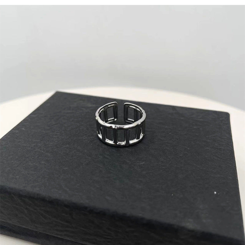 Damen modischer Ring mit stilvollem Ketten-Design Shop Nory