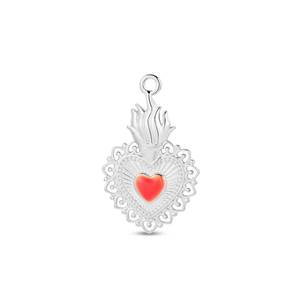 Damen Geschenk Anhänger in Herzform mit strahlendem Goldrahmen Shop Nory