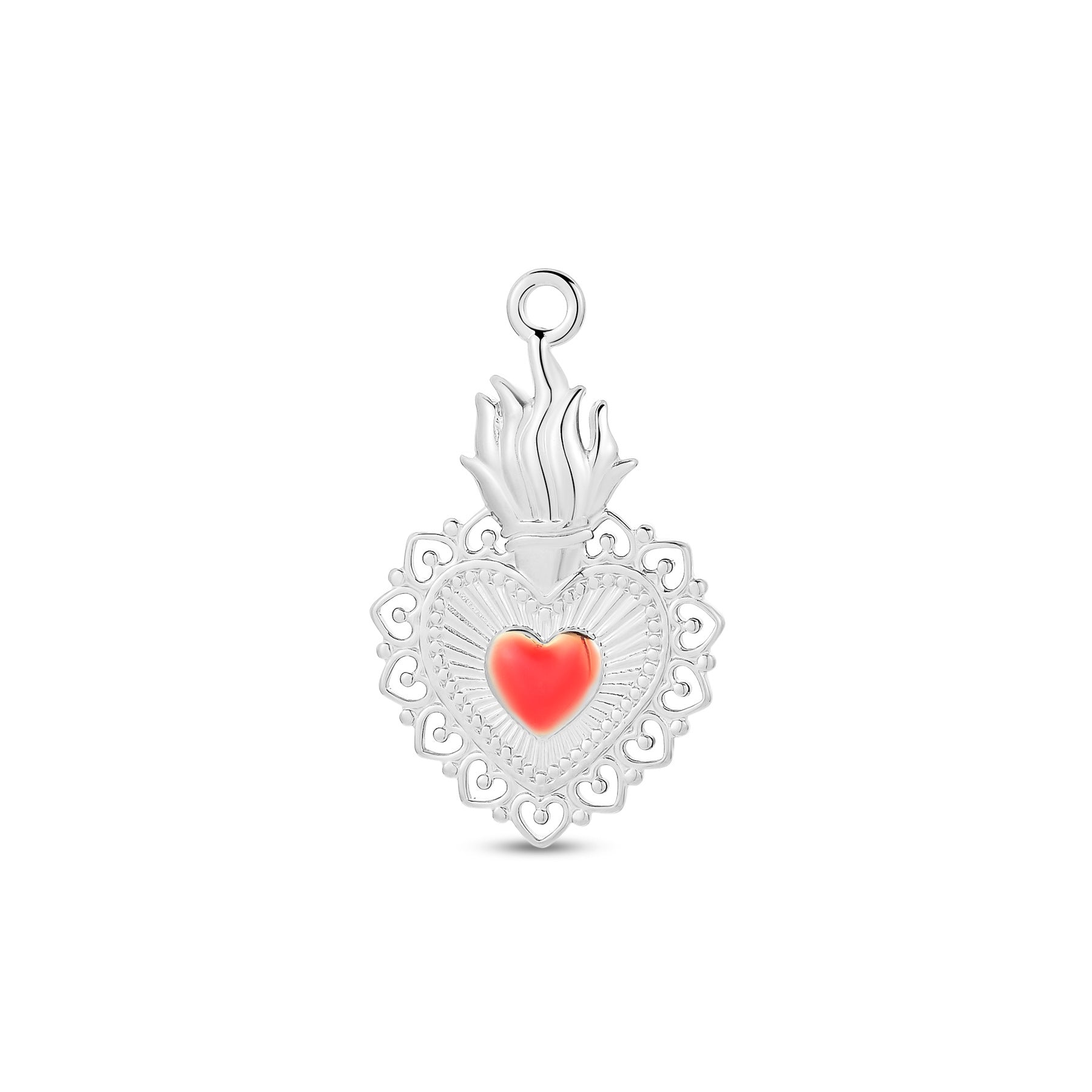 Damen Geschenk Anhänger in Herzform mit strahlendem Goldrahmen Shop Nory