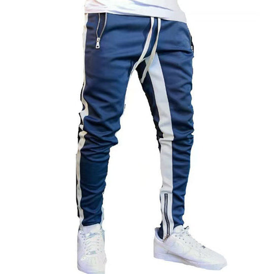 Herren Sportliche Slim-Fit Jogginghose mit Seitentaschen