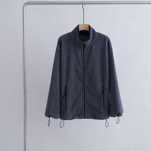 Damen Sportliche Fleecejacke mit hohem Kragen Shop Nory
