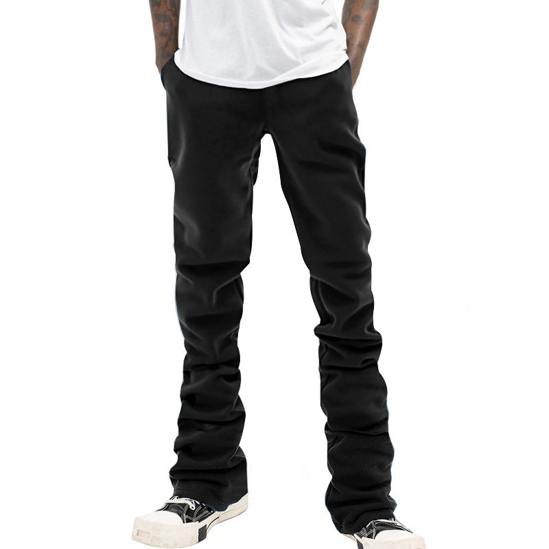 Herren Locker geschnittene Fleece-Jogginghose mit Tunnelzug, Seitentaschen & geradem Bein Shop Nory