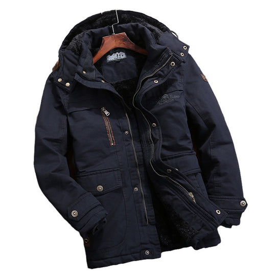Herren Wetterfeste Fleecejacke mit abnehmbarer Kapuze Shop Nory