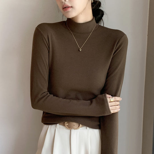 Damen Langarmshirt mit hohem Kragen Shop Nory 1787619958