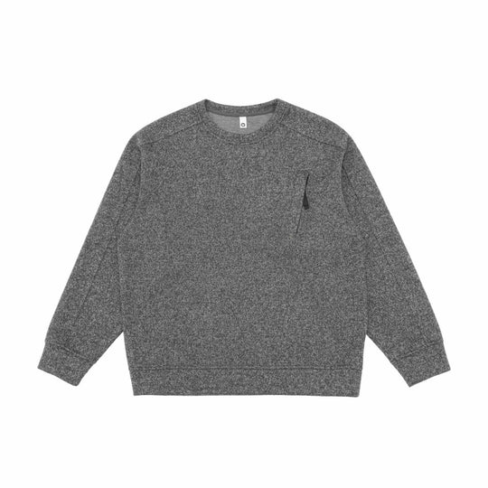 Unisex Strukturierter Rundhals-Sweatshirt mit Raglanärmeln und geripptem Saum Shop Nory