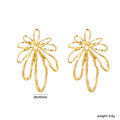 Damen Zierliche Blumen-Ohrstecker aus hochwertigem Edelstahl Shop Nory
