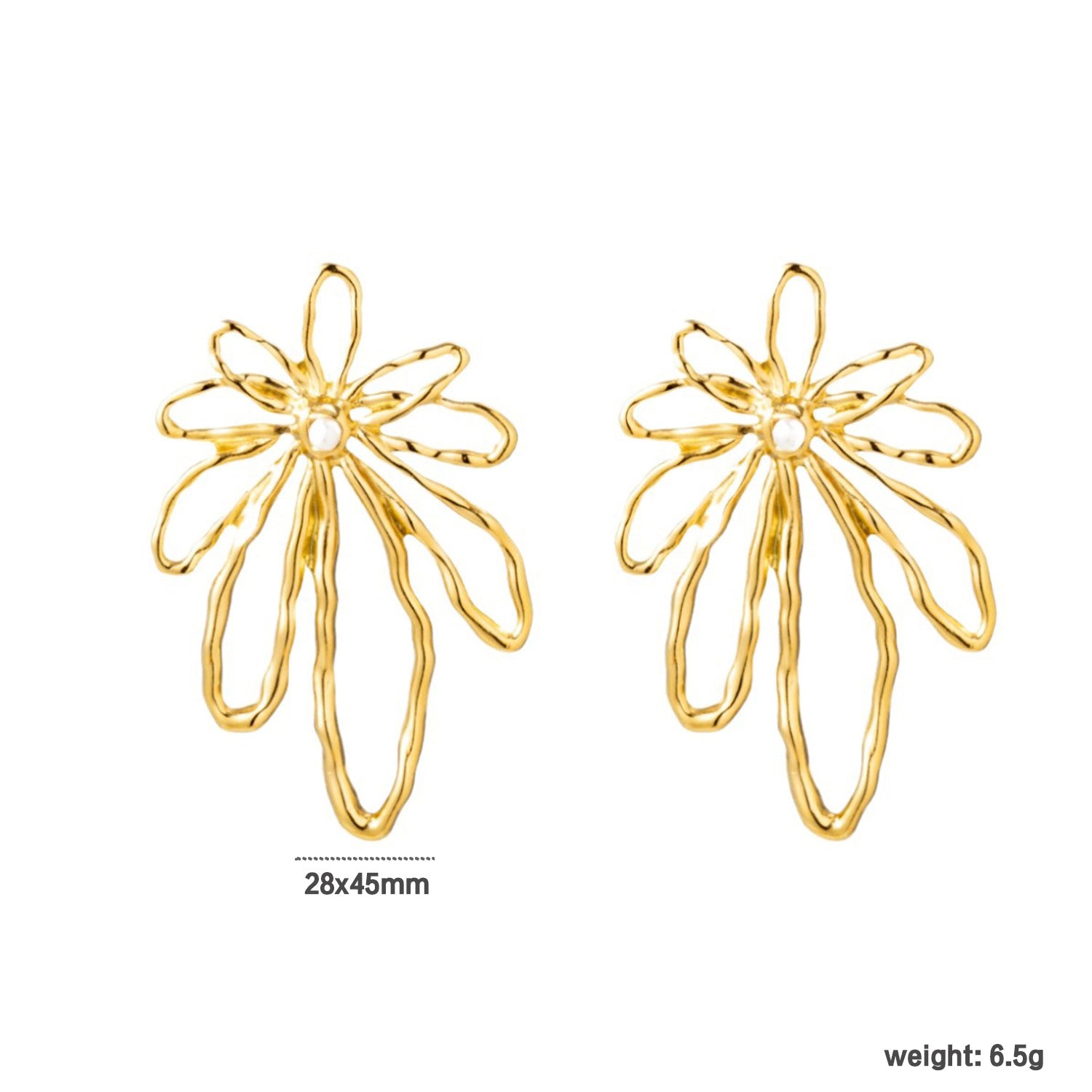 Damen Zierliche Blumen-Ohrstecker aus hochwertigem Edelstahl Shop Nory