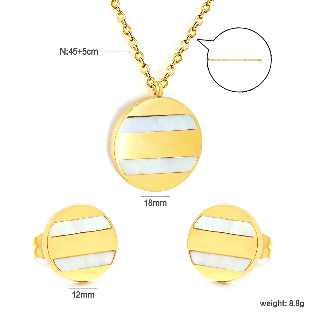 Damen Schmuckset mit Herz-Anhänger und passenden Ohrsteckern Shop Nory