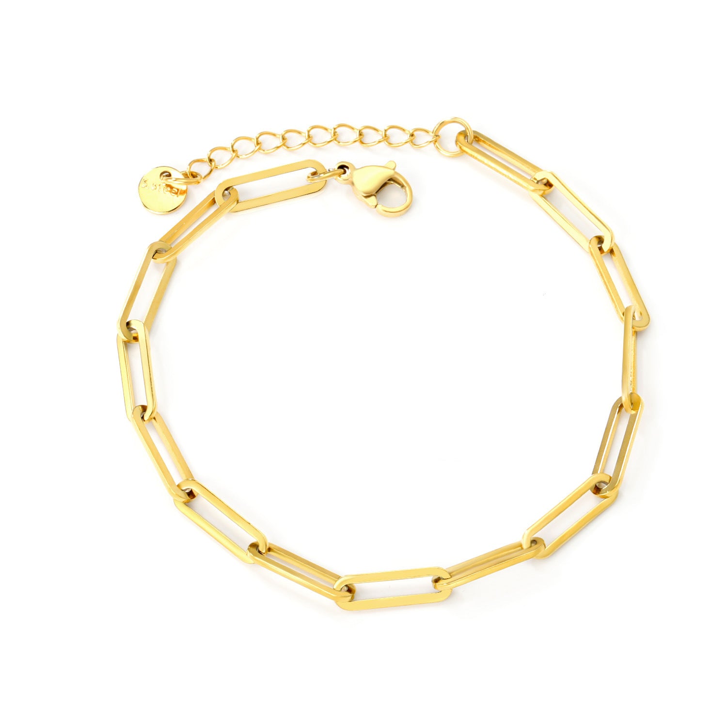 Damen modern gestaltetes Gliederarmband aus hochwertigem Edelstahl Shop Nory