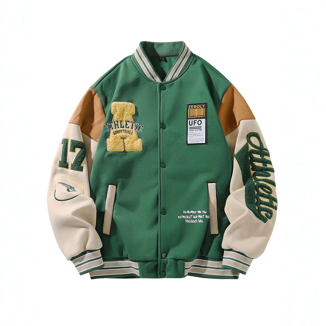 Herren Elegante College-Jacke Shop Nory